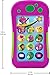 Barney World Toddler Toy Hey Phone with Music Lights & Phrases for Preschool Kids Ages 2+ Years, Multilanguage Version