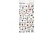 Accent Design Paper Accents StickerMonths&NumberBk Lg StickerMonthNumberLg