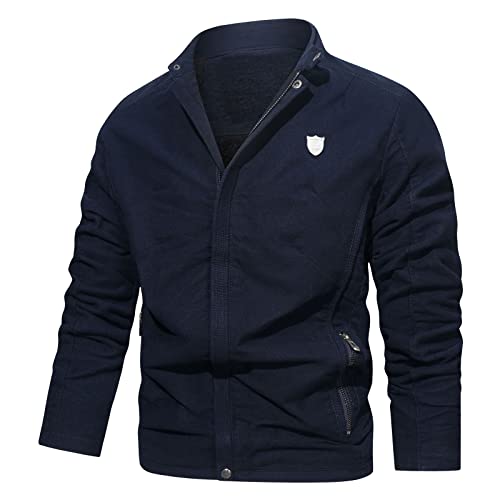 Veste d'extérieur contre le froid manteau de corvée noir chaud manches longues