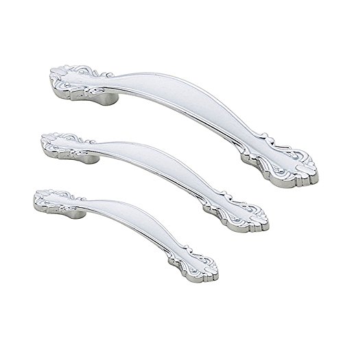 Preisvergleich Produktbild Delmkin 10x Möbelgriffe Schrankgriff Schubladengriff - Bohrlochabstand: 64mm / 96mm / 128mm Bogengriff (96mm, A)