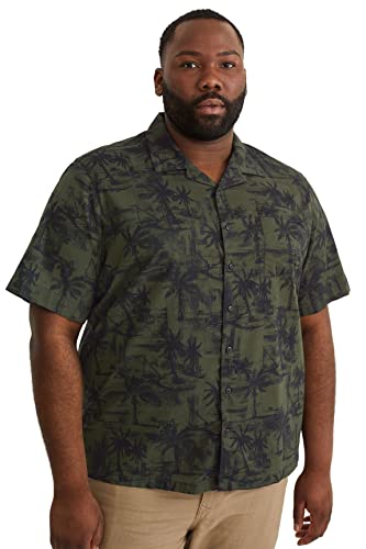 C&A Herren Hemd Kurzärmelig grün 3XL