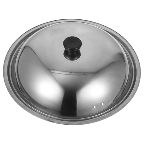 COLLBATH Tapa para Olla de Acero Inoxidable Salpicaduras de Aceite Protector de Cocina Multifuncional con Pomo para Fácil Manejo Retención de Vapor y Diseño Elegante