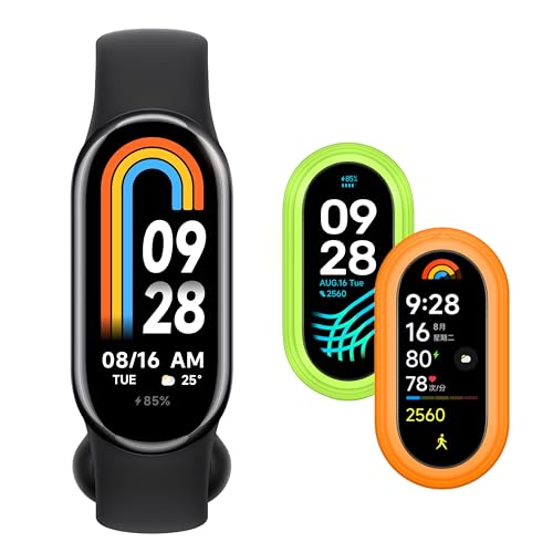 Xiaomi Smart Band 9 - Pantalla AMOLED de 1,62 Pulgadas - Pantalla táctil, rastreador Multideporte, Seguimiento de Actividad, Monitor de frecuencia cardíaca - conectividad Bluetooth, Negro, de un