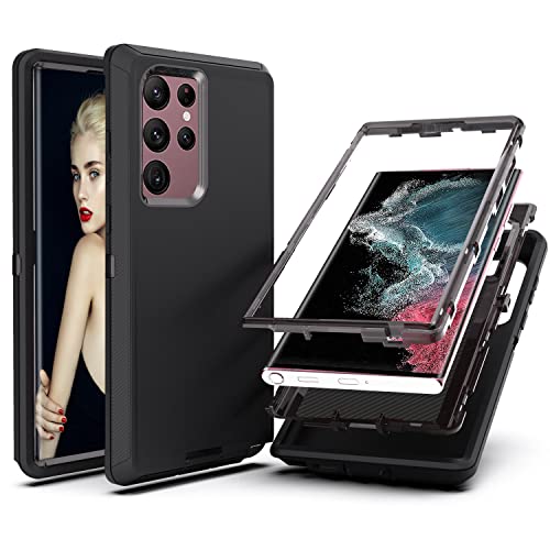 Coque Samsung S22 antichoc robuste 3 couches protection intégrale