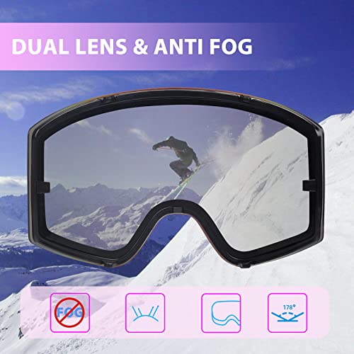 Exp Vision Ski/Snowboard Goggles Parent-Child Snow Goggles Over Glasses For Men, Women Youth Kids #TOP7