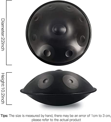 Handpan Drum Instrument en Re menor 9 Notas 22 pulgadas miniatura 4