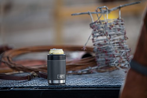 YETI Rambler Vacuum Insulated Stainless Steel Colster, Charcoal