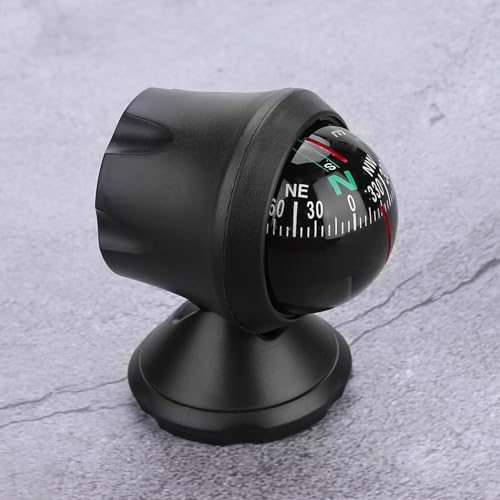 Brújula portátil digital ajustable para coche y barco miniatura 3