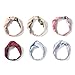 Mudder 12 Pack Hair Scrunchies Velvet Scrunchy Bobbles Elastic Hair Bands, 12 Colors