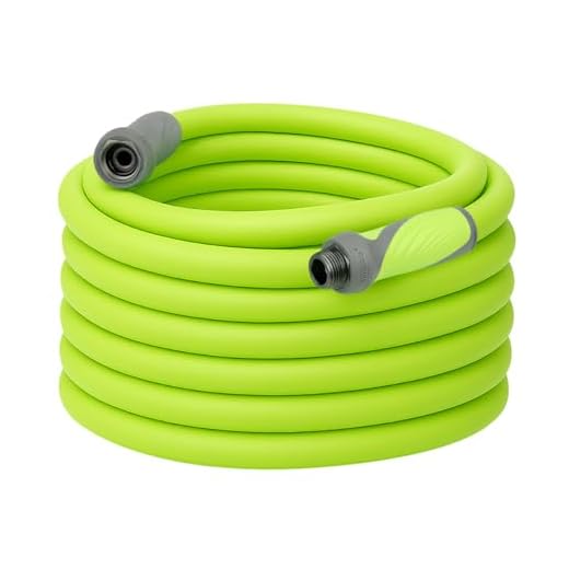 Flexzilla Garden Hose with SwivelGrip, 5/8 in. x 75 ft., Heavy Duty, Lightweight, Drinking Water Safe - HFZG575YWS