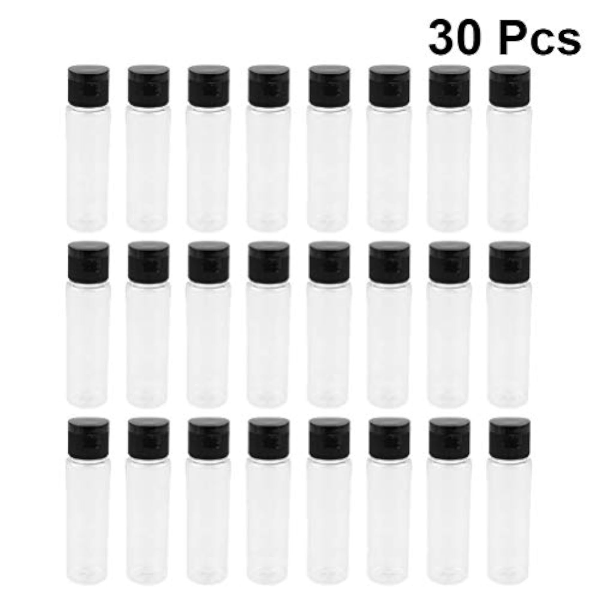30Pcs Empty Sample Bottles Containers with Lids