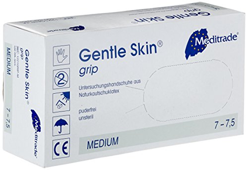 Meditrade Gentle Skin® Grip Latex Examination Glove - 2