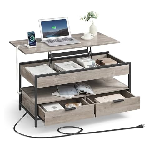 VASAGLE Lift Top Coffee Table ULCT206B02 Cover