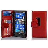 cadorabo Coque pour Nokia Lumia 920 en Rouge Cerise - Housse Protection avec Fermoire Magnétique et 3 Fentes Cartes - Portefeuille Etui Poche Folio Case Cover cadorabo Coque pour Nokia Lumia 920 en Rouge Cerise - Housse Protection avec Fermoire Magnétique et 3 Fentes Cartes - Portefeuille Etui Poche Folio Case Cover