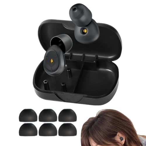Tapones para los oídos con cancelación de ruido | Tapones de silicona con cancelación de ruido | Tapones para los oídos de motocicleta - para dormir, ronquidos, viajes, avión, concierto, festival