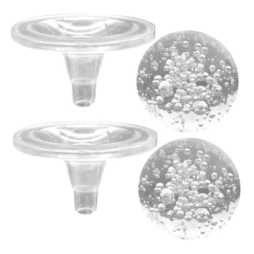 HYTROVE 2pezzi Palline di con Supporto per Decorazioni Acquari e Fontane da Tavolo Design Elegante e Versatile per Progetti Fai Te Facile Installazione e Manutenzione