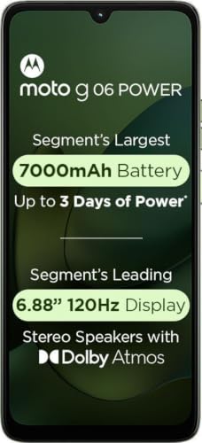 Moto g06 Power (Pantone Tendril, 64 GB) (4 GB RAM)