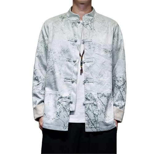 Veste d'hiver vintage pour homme coupe chinoise traditionnelle haut de gamme