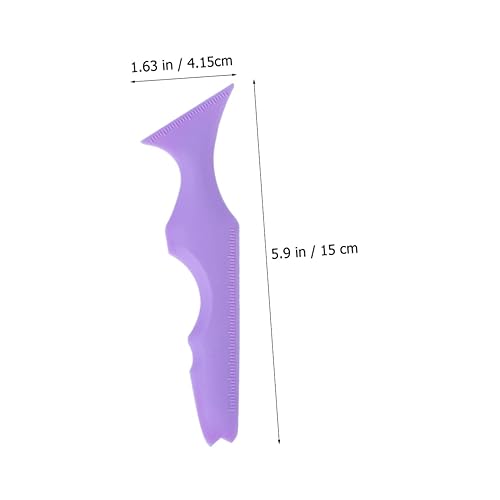 Miniatura 5 de 2 unids Silicona Belleza Regla Maquillaje Sombra de Ojos Mutitool Maquillaje Gadgets Herramientas de Maquillaje Delineador de Ojos Sello de Silicona