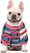 Yoolhamy Hundepullover für Kleine Hunde, Fleece Hunde Pullover, Winter Hundepulli, Ethnische Boho Winterkleidung Weich und warm Pullover Hund Thermische Welpen Dog Sweater (Pink, S)