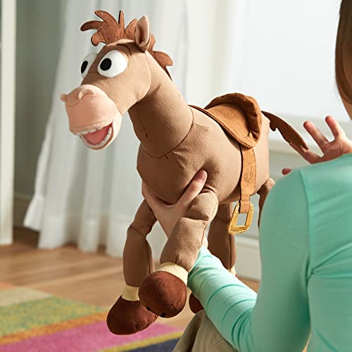 Disney Store Official Bullseye Soft Toy, Toy Story, 39cm/15, Cuddly Toy with Embroidered Facial Features and Embroidered Letters on Feet, Suitable for All Ages - Image 2