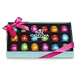Godiva Chocolatier 18-Piece Easter Candy Box - Eggstra Special Assorted Gourmet Chocolate Colorful Easter Basket Gift - 10.4 Ounces