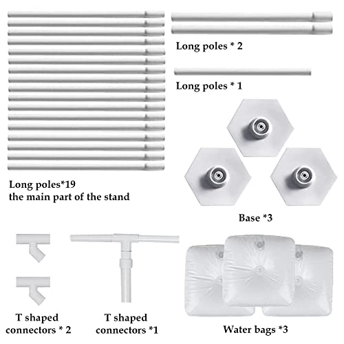 Large Round Balloon Arch Kit, 6.5Ft Circle Balloon Garland Arch Stand For Birthday Wedding Graduation Background Party Supplies Wedding Anniversary (6.5Ft-2M) #TOP2