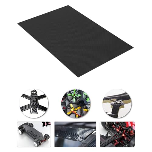 Feuille de fibres de carbone 3K mate pour alléger vos drones et châssis RC