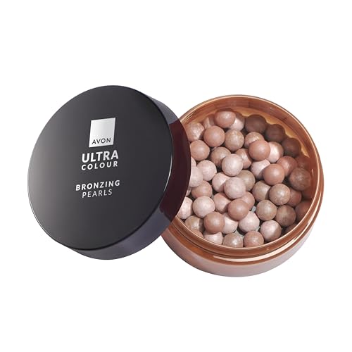 Avon Bronzing Pearls - Deep Bronze, Multi-Shade Pearls with Mineral Pigments for a Buildable Multi-Dimensional Radiant Glow, Suitable for All Skin Tones, Cruelty-Free Face Bronzer, 28g