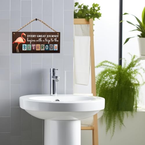 Image of Chaka Chaundh - Kitchen Plaque Quotes Wall Hanging Decor - Restaurant Quotes Sign Board Decor - Dining Quotes Sign Wall Plates Decor Items - Set of 3 (Bath-Laundry-Set)