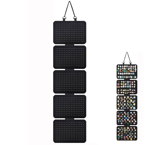 Hayaww Wand-Pin-Organizer Badge Collection Display Holder Holds Pins Brosche mit 5 Brettteilen Pin-Display-Seiten Organisation für Garderobe Arbeitszimmer (1)