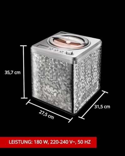 Eismaschine Unold 48870 mit Kompressor für 2 Liter Eiscreme