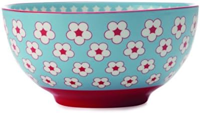 Christopher Vine Cotton Bud Light Blue Cereal Bowl 15.5cm