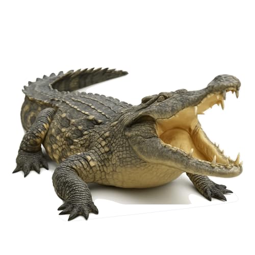 Alligator Cutout – Life-Size Realistic Swamp Animal Standee for J...