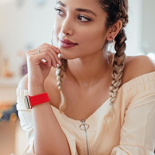 Bracelet Solo Loop tressé pour Apple Watch Ultra 2 nylon extensible