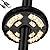 Patio Umbrella Light Warm White 3 Lighting Modes Cordless 28 LED Lights,4 AA Battery Operated Umbrella Pole Light for Patio Umbrellas Camping Tents or Outdoor Use