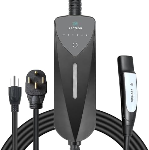 Lectron Level 1/2 (8A - 40A) Tesla NACS Portable EV Charger - Dua...