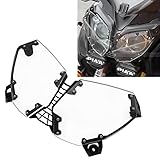 Fit For Super Tenere XT1200Z 2010-2018 Headlight Guard Clear Acrylic Headlamp Protective Cover