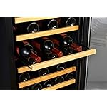 EdgeStar CWF440SZ 20 Inch Wide 44 Bottle Capacity Free Standing Wine Cooler with Reversible Door and LED Lighting - Image 6