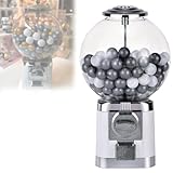 PxkVrin Kapselautomat, Kapsel-Gumball-Verkaufsautomat, SüßIgkeitenautomat, Ohne BäLle Und MüNzen, FüR 3,2 cm GroßE Kugeln, für Zuhause, SpielwarengeschäFte. White