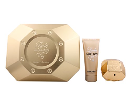 Paco Rabanne Lady Million Set femme/woman, Eau de Parfum Vaporisateur/Spray 80 ml, Bodylotion 100 ml, 1er Pack (1 x 180 ml)
