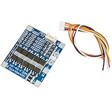 Lot de 12 batteries au lithium fer phosphate de fer 8 V 4S 30 A courant continu avec circuit d'équilibrage pour protection circuit imprimé avec câble inclus