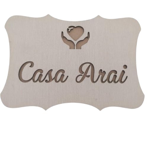 EDURAIT Placa de Madera Personalizada con Frases Inspiradoras – Cartel Decorativo para Pared – Regalo Único para Bodas, Bautizos, Comuniones y Hogar