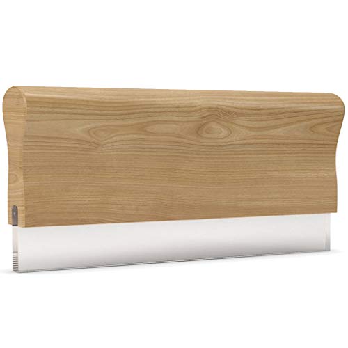 EcotexÂ® Wooden Screen Printing Squeegee 15" - 70 Durometer Rubber Squeegee for Screen Printing Screens, Ink Scraper for Frames, Durable Clear Blade Squeegee for Silk Screens - Screen Printing Supplies