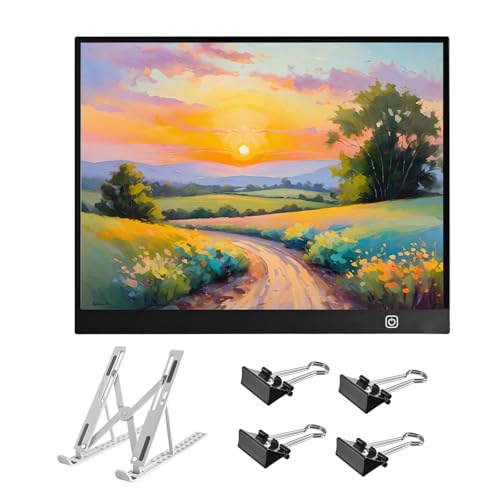A3 LED Light Box for Tracing and Drawing - Ultra Thin Adjustable Light Table USB Trace Light UP Pad Screen Small Copy Board Tracer for Kids Artists Sketching Stenciling and Art Crafting.
