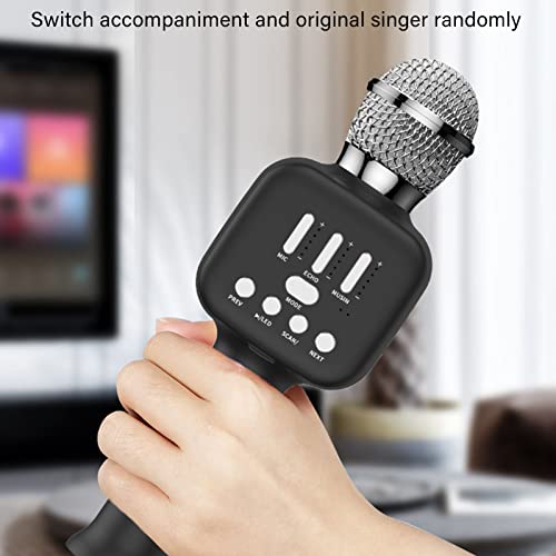 Microfone de karaokê, Máquina de Alto-falante de Microfone de karaokê KTV Portátil para Meninas, Men