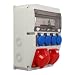 Produktbild Baustromverteiler Komplett / Wandverteiler EDO ASTAT 295 PLUS IP65 32A/5P, 16A/5P, 4x230V mit Schneider Sicherungen, EDO777295