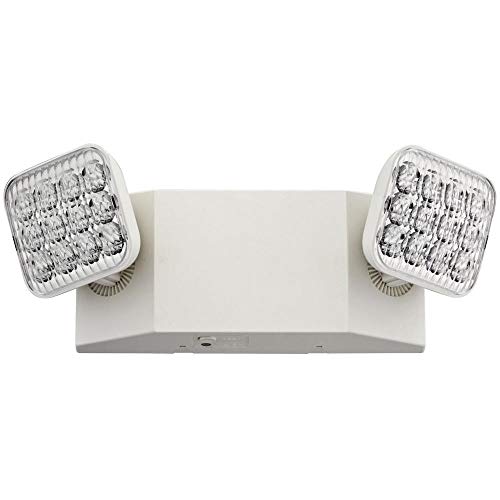 Image of Lithonia Lighting EU2 LED 2-Light White LED Emergency Fixture with 90 Minute Back Up