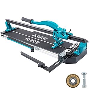 VEVOR 600 mm handmatige tegelsnijder met handmatig snijgereedschap met nauwkeurige laserpositionering, extra snijwiel