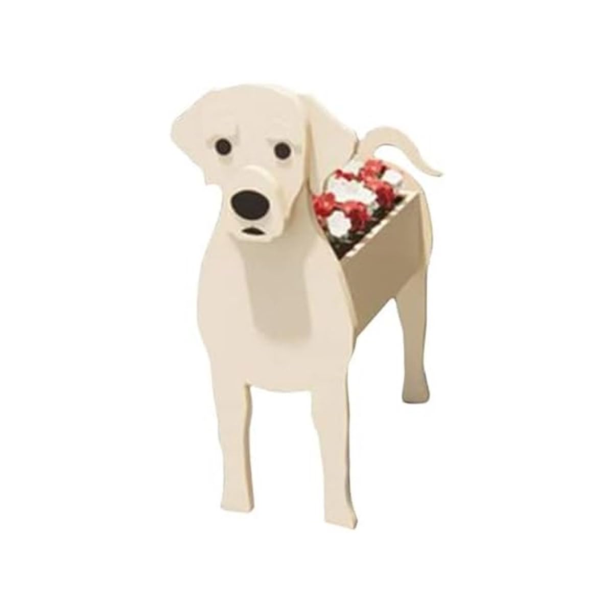 Cute Dog Planter Pot, Detachable PVC Animal Flower Pots for Succulents